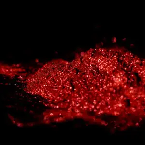 Close up of Immersion Red pigments